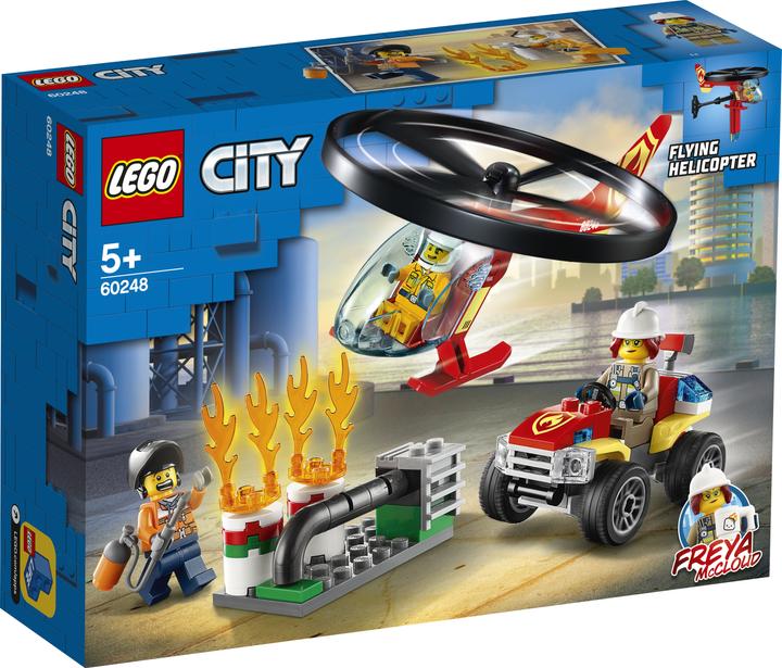 Immagine prodotto LEGO Operazione con l'elicottero dei vigili del fuoco (60248, LEGO City)
