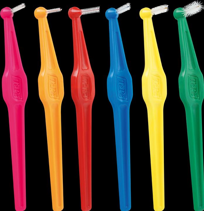 Produktbild TePe Interdentalbürsten Angle Mixed Pack ISO 0-5 (6 x, 0.80 mm)