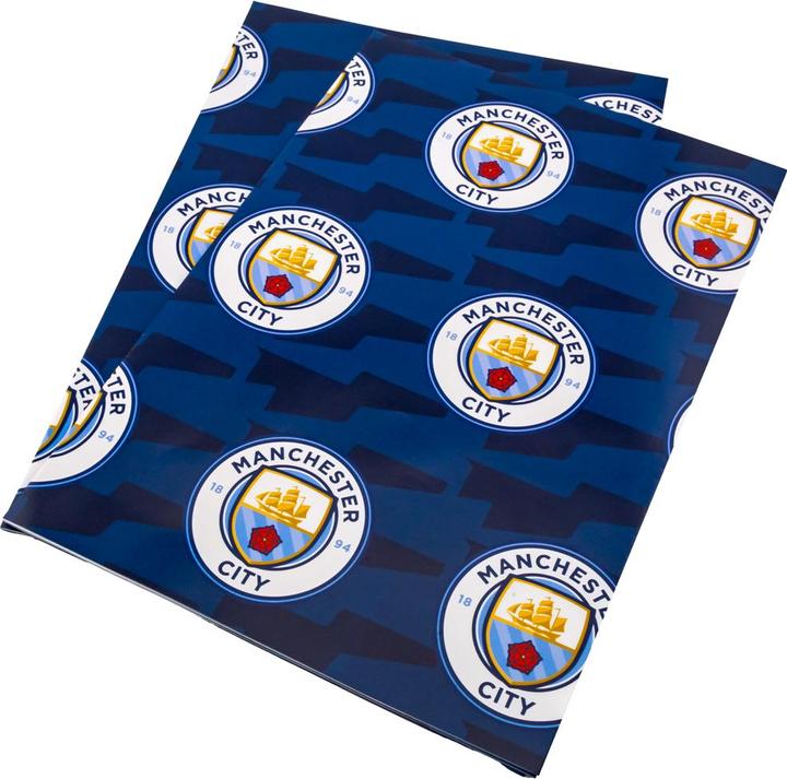 Image du produit Manchester City FC - Feuilles de papier cadeau (Papier cadeau, 2 x)