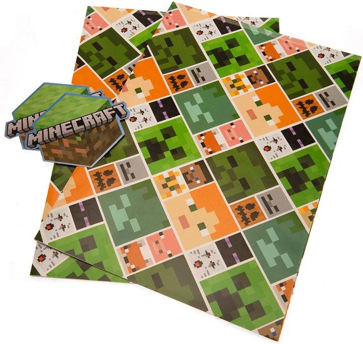 Produktbild Minecraft Geschenkpapier (Geschenkpapier, 1 x)