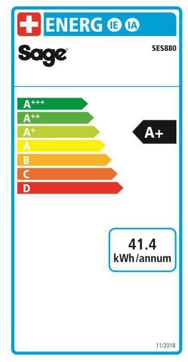 Label énergétique Sage La touche Barista (Prise UE)