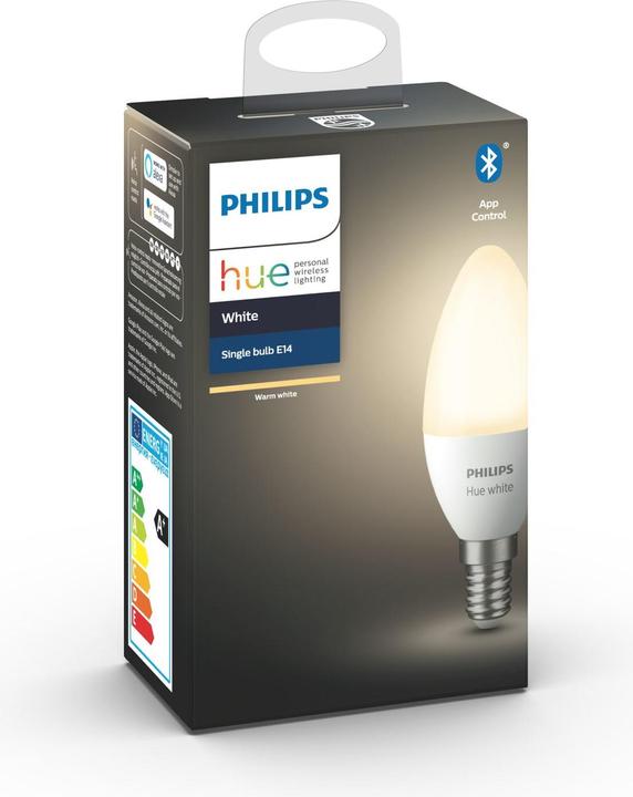 Produktbild Philips Hue White BT (E14, 5.50 W, 470 lm, 1 x, F)