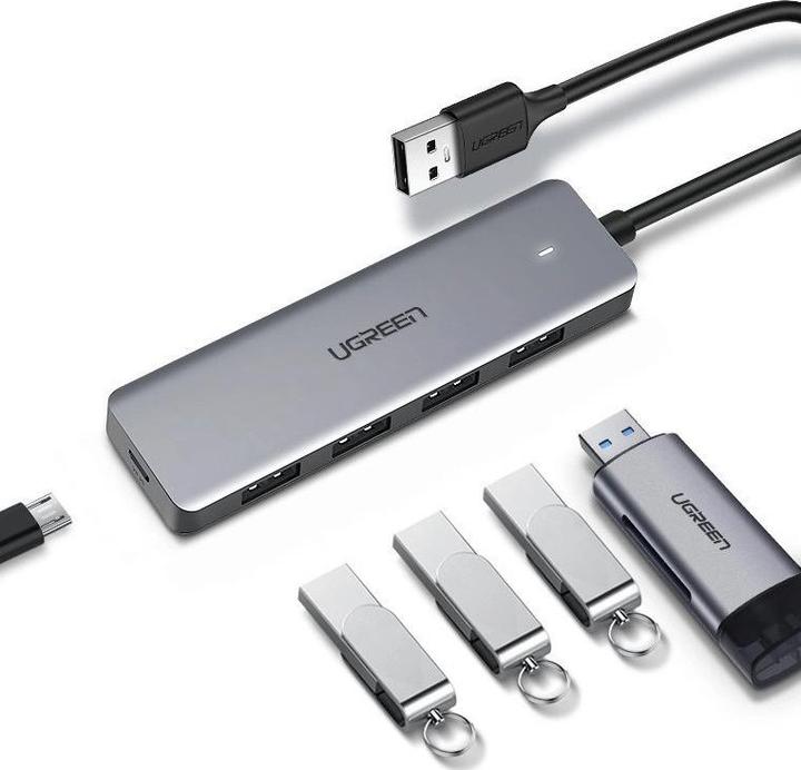 Actual product image Ugreen USB 3.0 Hub 4-Port 50985 (USB-A, 4 Ports)