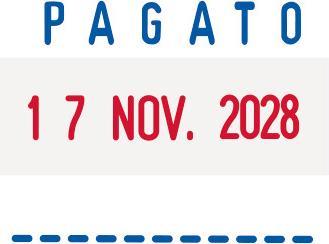 Actual product image Trodat Date stamp with texts