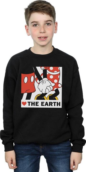 Produktbild Disney Mickey Mouse Heart The Earth Sweatshirt Jungen (152, 158)