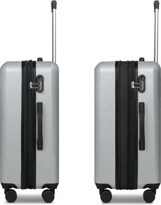 Actual product image Check.In Paradise 2.0 4 Rollen Kofferset 3-teilig mit Dehnfalte (228 l, XL (from 140l))