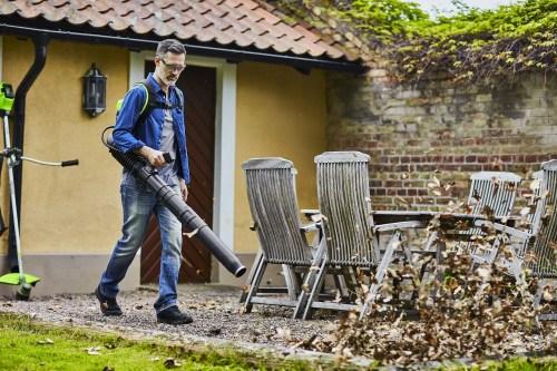 Actual product image Greenworks GD60BPB 60V "DigiPro" (Rechargeable battery operated, Leaf blower)