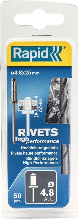 Actual product image Rapid Universal blind rivet Ø 4.8 x 25 mm (50 x)
