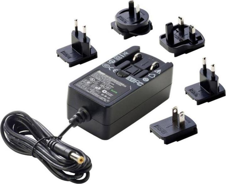 Produktbild Dehner Elektronik SYS 1541-2424-W2E Steckernetzteil Festspannung 24 V/DC 1000 mA 24 W mit UK-Adapt