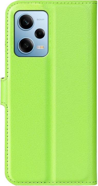 Actual product image Cover-Discount Xiaomi Poco X5 Pro - Leather Case Cover green (Xiaomi Poco X5 Pro, Xiaomi Redmi Note 12 Pro 5G)