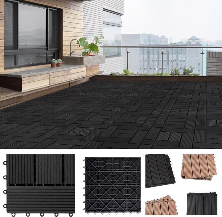 Produktbild Casaria WPC Fliesen (11 x, 30 x 30 x 2 cm)