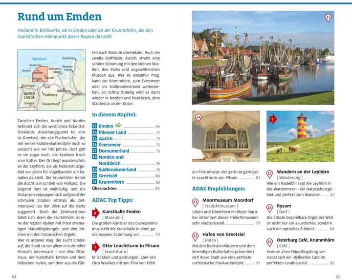 Produktbild Reiseführer Ostfriesland und Ostfriesische Inseln (Deutsch, Andrea Lammert, 2022)