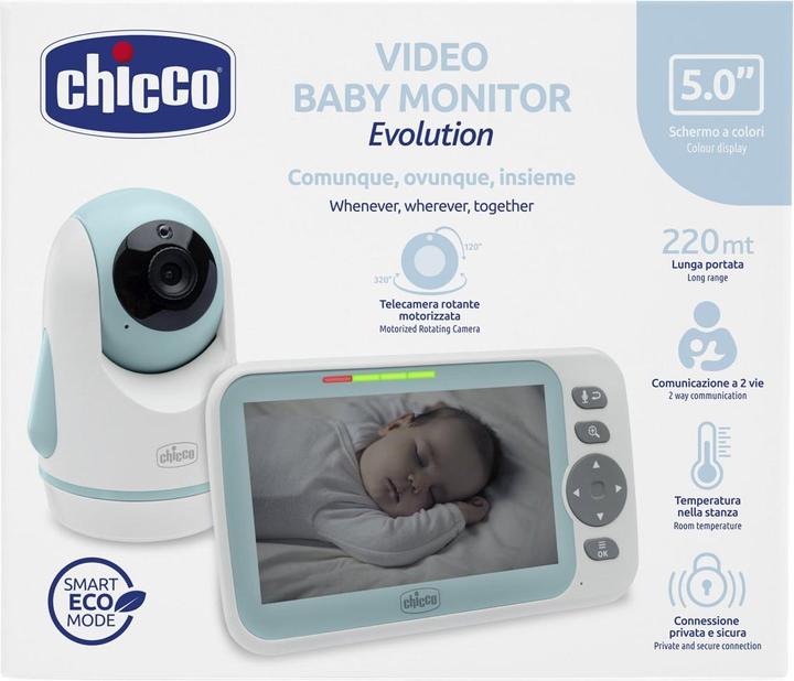 Image du produit Chicco Moniteur vidéo pour bébé EVOLUTION - 0m (Vidéo et audio, 220 m)
