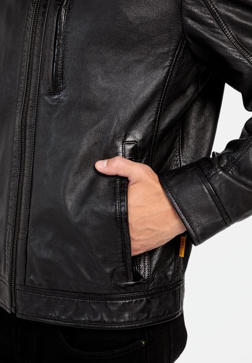 Produktbild Camel Active Lederjacke mit Stehkragen (52)
