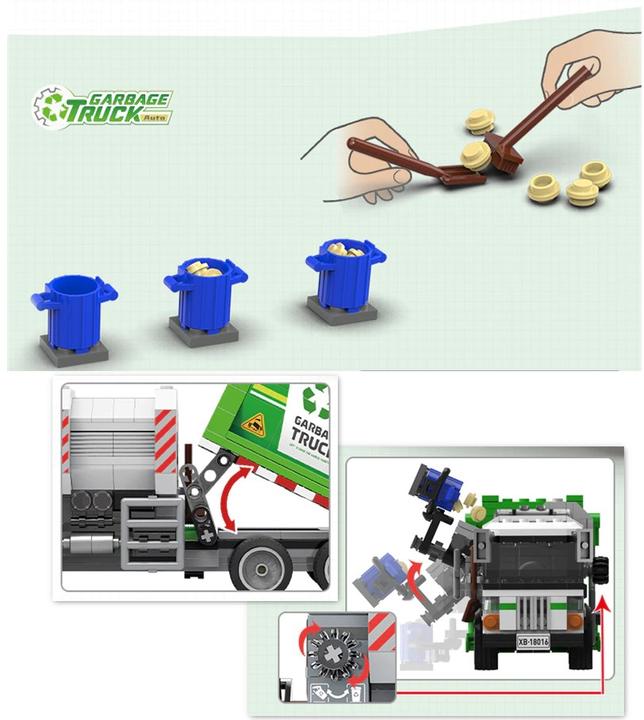 Produktbild XingBao Grünes Müllfahrzeug