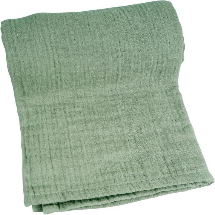 Image du produit Kikadu Petit foulard Mousseline Olive (GOTS) (80 cm, 80 cm)