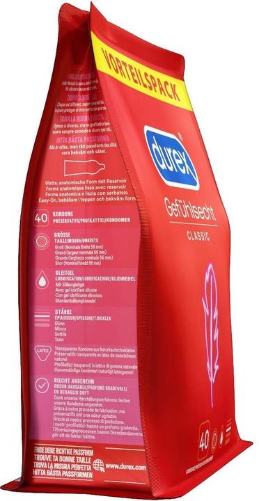 Produktbild Durex Gefühlsecht Classic (40 Stk.)