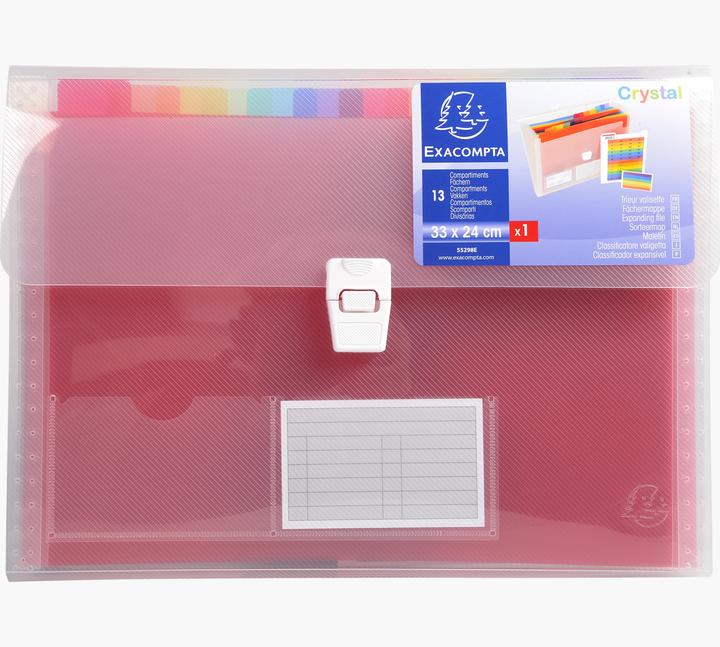 Actual product image Exacompta Crystal folder with handle (A4, 1 x)