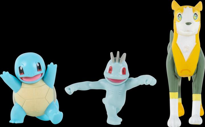 Image du produit Proxy Pokemon - Battle Figure Set 3 pack - Squirtle, Machop & Boltund (PKW0180)