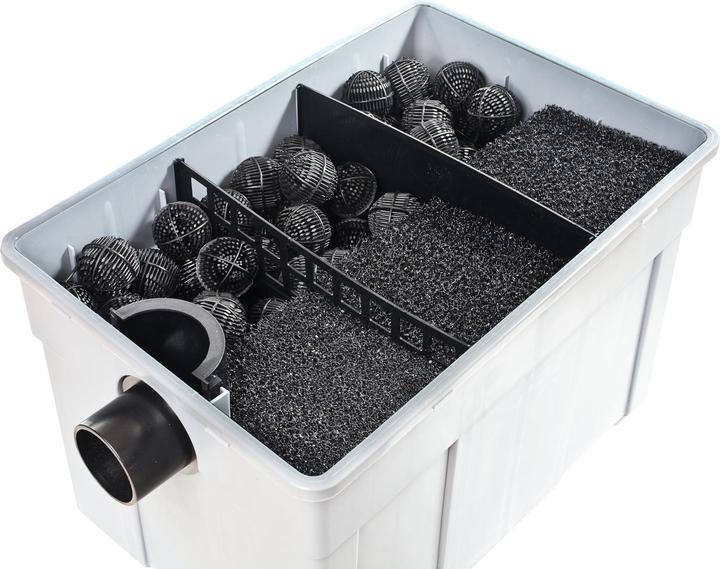 Produktbild Heissner Teichfilter-Komplett-Set mit Pumpe + UVC