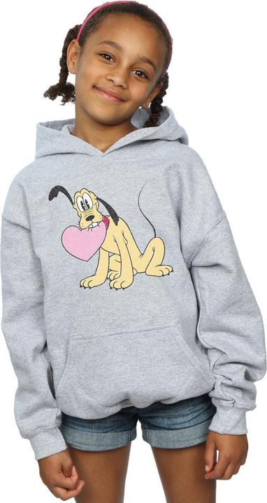 Immagine prodotto Disney Pluto Love Heart Felpa con Cappuccio Ragazze (128)
