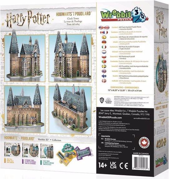 Produktbild Wrebbit 3D Harry Potter: Hogwarts Clock Tower (420 Teile)