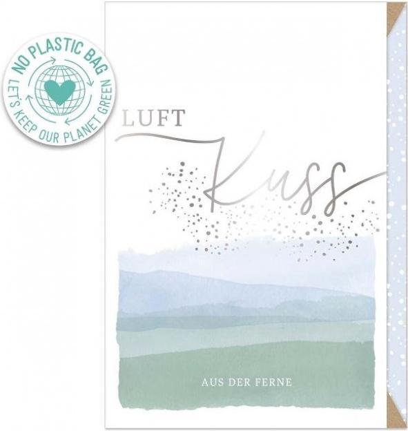 Produktbild Artebene Grusskarte Luftkuss aus der Ferne