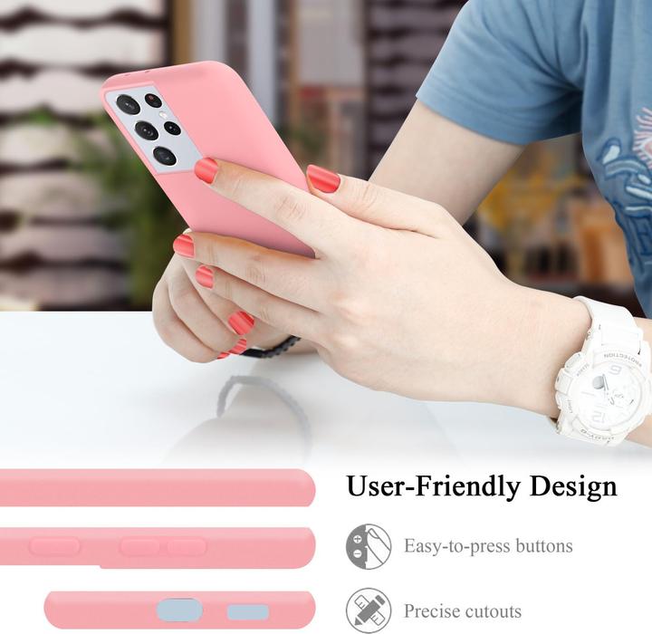 Productafbeelding Cadorabo TPU Vloeibaar Silicone Hoesje (Samsung Galaxy S22 Ultra)