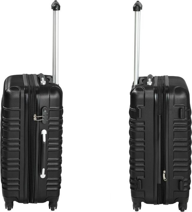 Produktbild tectake Hartschalenkofferset (106 l, Handgepäck (bis 50l), M (50 - 90l), L (90 - 115l), XL (ab 115l))