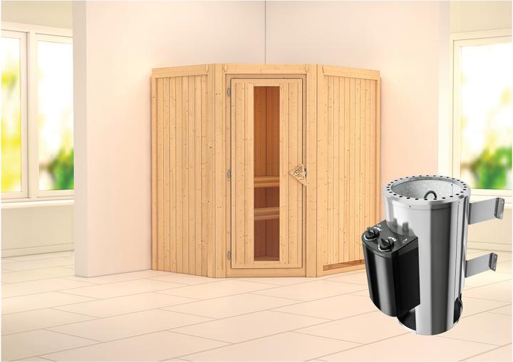 Produktbild Karibu Tonja ohne Dachkranz (Plug & Play 3,6 KW interne Steuerung)