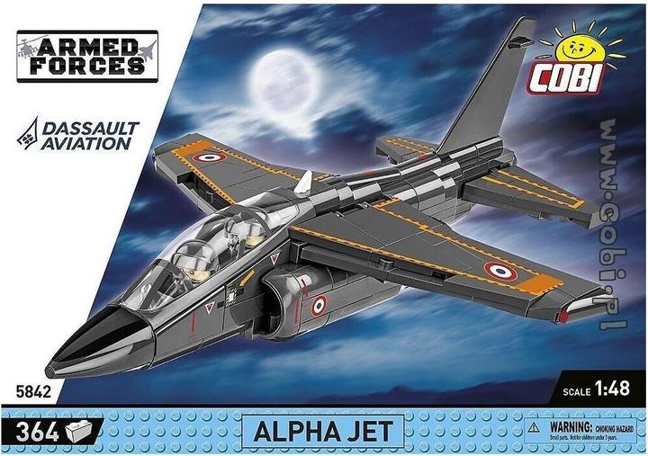 Produktbild Cobi Armed Forces 5842 - Alpha Jet French Air Force, 364 Klemmbausteine
