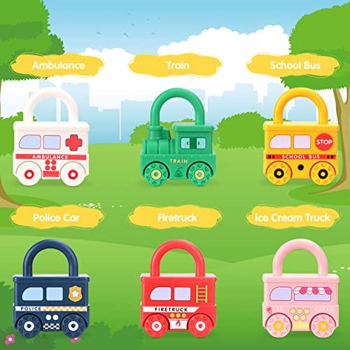 Produktbild Activity Board Schloss mit Schlüssel Baby Spielzeug ab 2 3 4 5 Jahre - Motorikspielzeug Busy Board Baby Sensorik