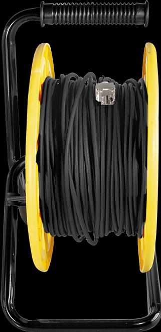 Produktbild LogiLink Mobile Kabeltrommel Cat.7 S/FTP, TPE, 60 m (S/FTP, CAT7, 60 m)