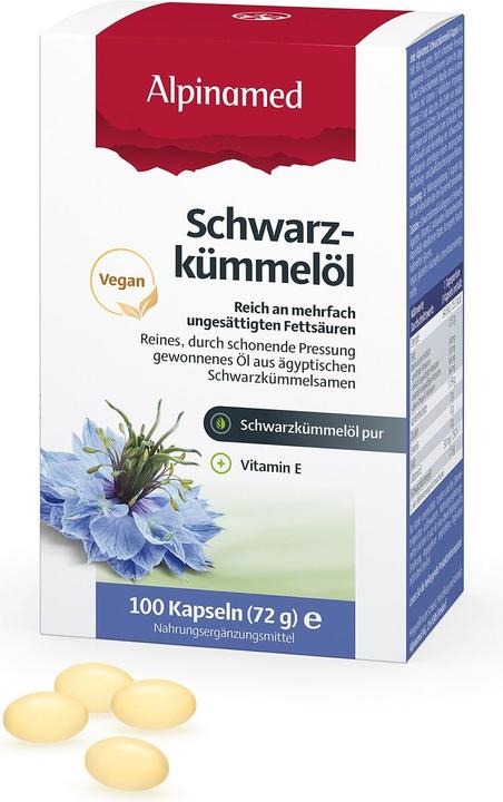 Image du produit Alpinamed Huile de cumin noir (100 pièce(s), Capsules, 112 g)