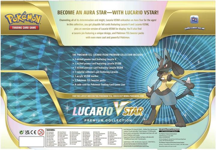 Produktbild Pokémon Lucario VStar Premium Collection (Englisch)