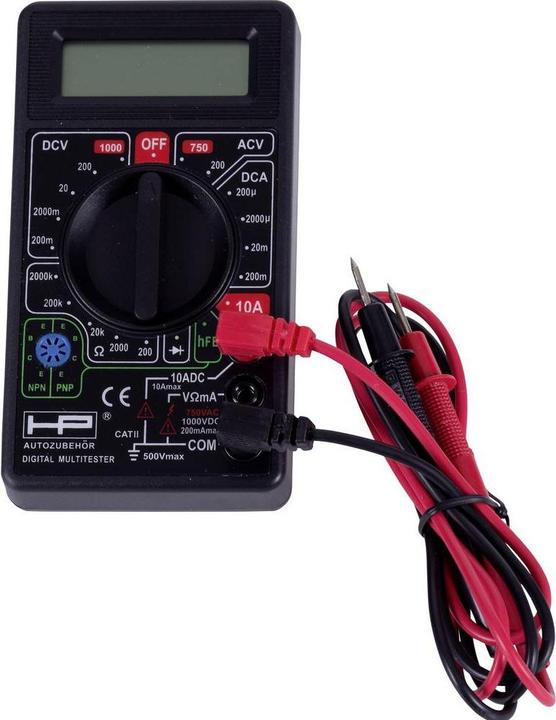 Actual product image HP Autozubehör Hand-held multimeter digital CAT II 500 V (CAT II 500V)