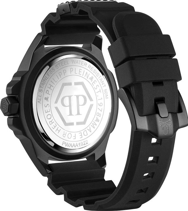 Actual product image Philipp Plein PWAAA1922 The $kull Carbon Fiber 44mm 5ATM (Analogue wristwatch, 44 mm)
