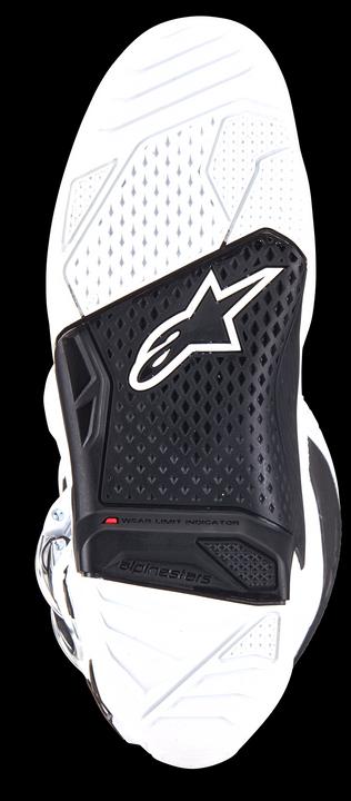 Actual product image Alpinestars BOOTS TECH 7 WHT/BLK 10/44.5 (Men, 44.5)