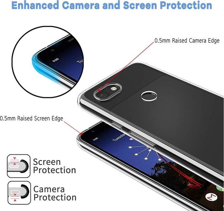 Actual product image Screenguard Google Pixel 3a XL Flexible TPU Clear Case (Google Pixel 3a XL)
