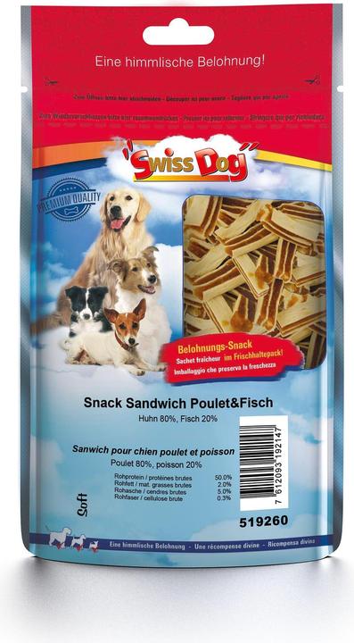Image du produit SwissDog Snack Sandwich (Adulte, 1 pcs, 500 g)