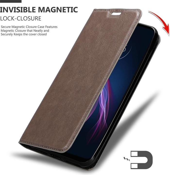 Immagine prodotto Cadorabo Copertina magnetica invisibile del libro (Motorola One Fusion+)