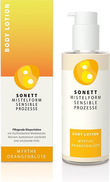 Actual product image Sonett V! Mistletoe Body Lotion Myrtle-Orange Blossom (Body lotion, 145 ml)