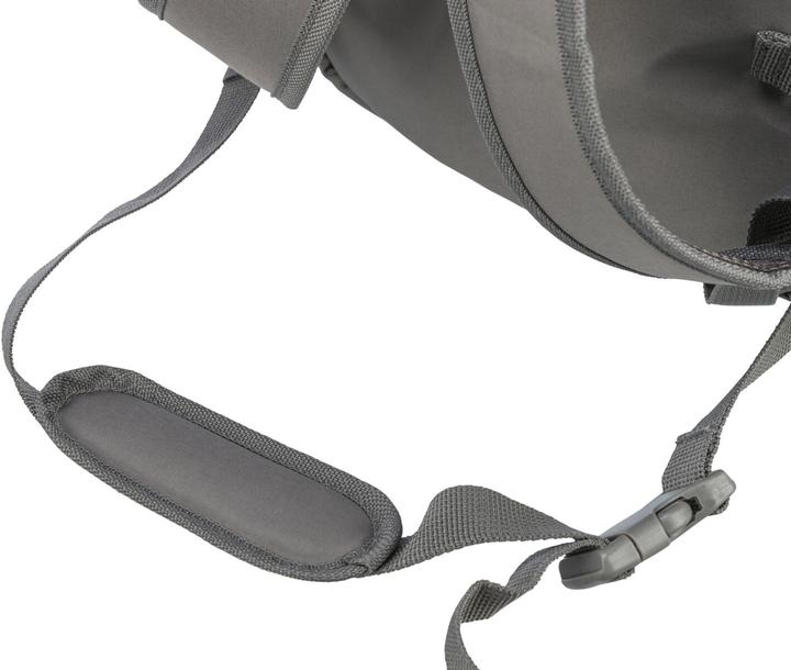 Actual product image Trixie Molly Front Bag, 25 × 38 × 17 cm, Grey (Dog, Reflectors)