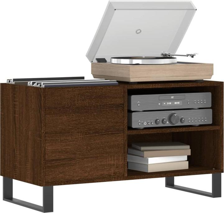Image du produit VidaXL Plattenschrank Braun Eichen-Optik 85x38x48 cm