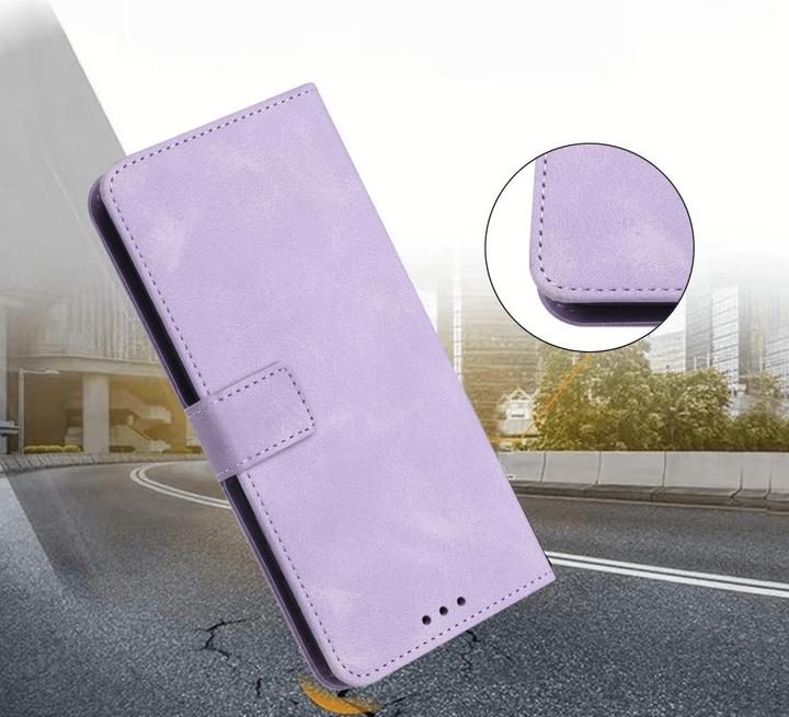 Produktbild Cover-Discount Galaxy A55 – Wildleder Look Etui im Vintage Design (Samsung Galaxy A55)
