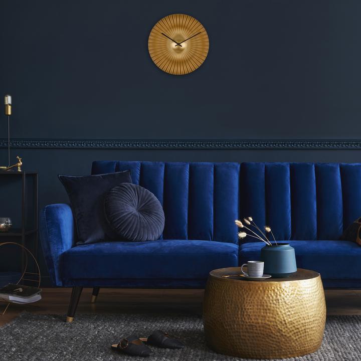 Actual product image TFA Analogue Design Radio-Controlled Wall Clock ROKOKO 60.3520 Retro Style 330 mm Fan Optics (33 cm)