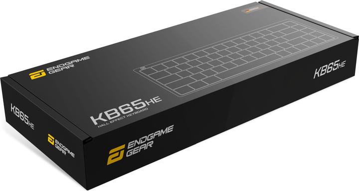 Actual product image Endgame Gear KB65HE Hall Effect Gaming Keyboard - Gateron KS-37B, ANSI US (US, Cable)
