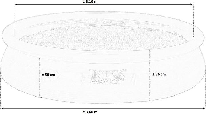Produktbild Intex Easy Set Pool (Ø 366 x 76 cm)