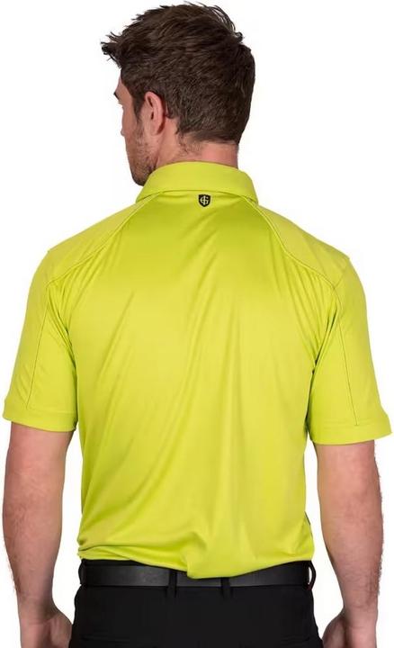 Actual product image Island Green Mens Topstitched Golf Polo Shirt (M)
