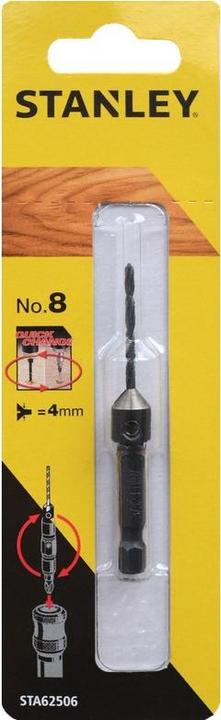 Image du produit Stanley SUPER-LOK Foret de centrage 2,5 mm avec butée de profondeur Longueur 73mm (2.5 millimètres)